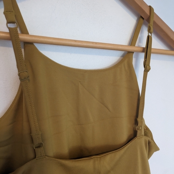 Girlfriend Collective Mustard Mini Dress - Picture 5 of 9